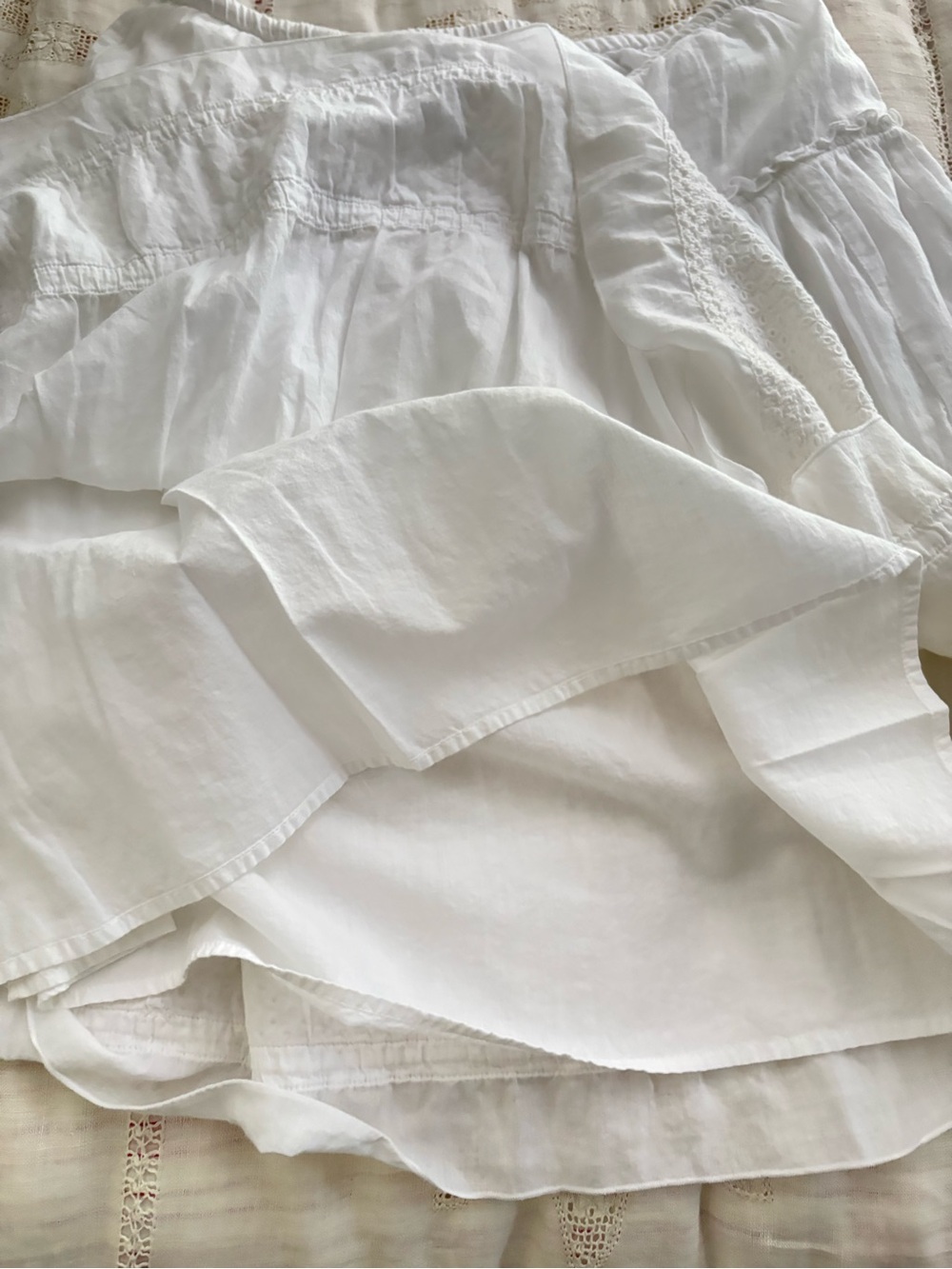 White Cotton Skirt American Eagle - Picture 4 of 7